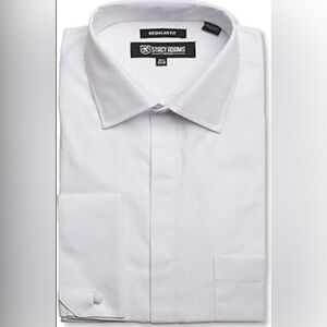 Stacy Adams Crisp White Dress Shirt
